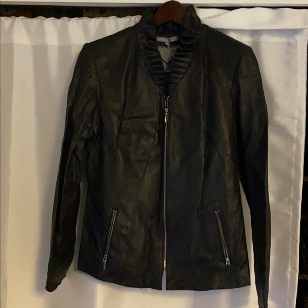 JanaKos Black Leather jacket